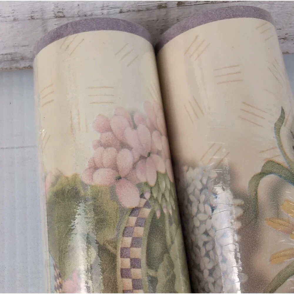 Debbie Mumm Teapots Imperial Wallpaper Border Two Rolls 10 yds Cottagecore